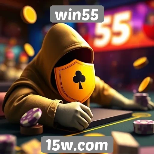 Sistema de segurança no site de jogos win55